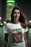 mockup-of-an-ai-generated-woman-wearing-a-round-neck-t-shirt-in-shanghai-by-night-m32553