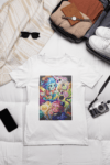 round-neck-t-shirt-mockup-featuring-an-ai-generated-woman-posing-in-a-shanghai-street-m32543